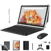 2024 Newest Android 11 Tablet 10.1 inch, Octa-Core Dual 4G Cellular Tablet 64GB, WiFi, 4G RAM, with Case Mouse Keyboard