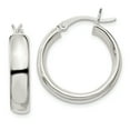 thumbnail image 1 of 925 Sterling Silver 4.75x20mm Boucles d'Oreilles Rondes, 1 of 6
