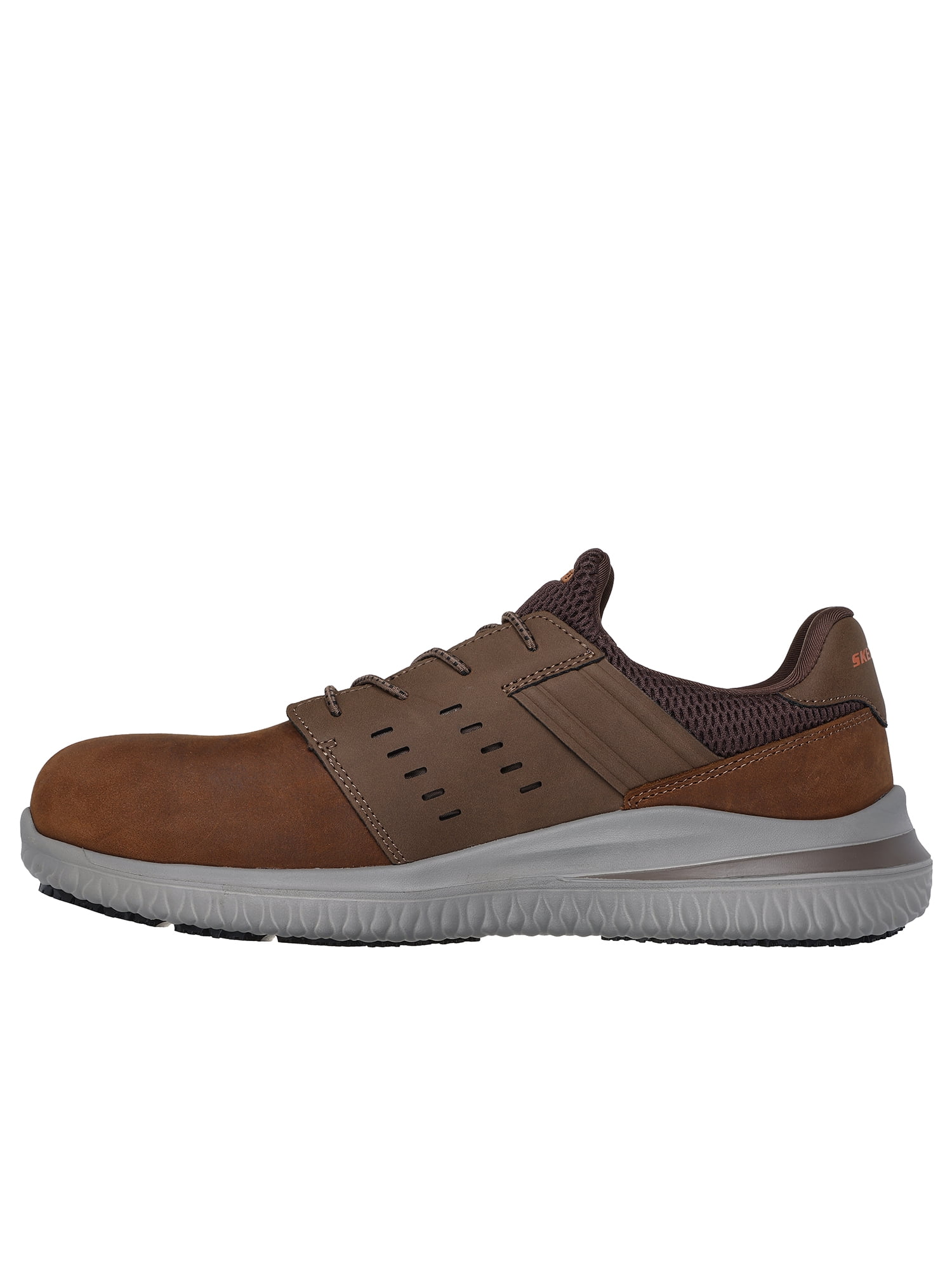 Skechers Work Men's Delson 3.0 Tyoll No Tie Fit™ Slip Resistant Carbon Nano Toe Work Shoes