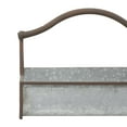 thumbnail image 5 of DecMode 16", 18" Grey Metal Farmhouse Planter, 2 - Pieces, 5 of 9