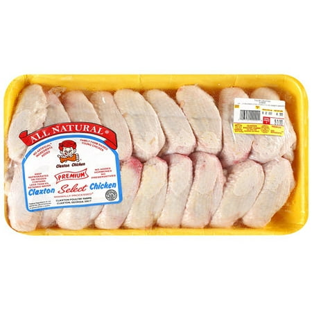 Claxton Chicken: Young Premium Select Chicken Wings, 4.99 Lb