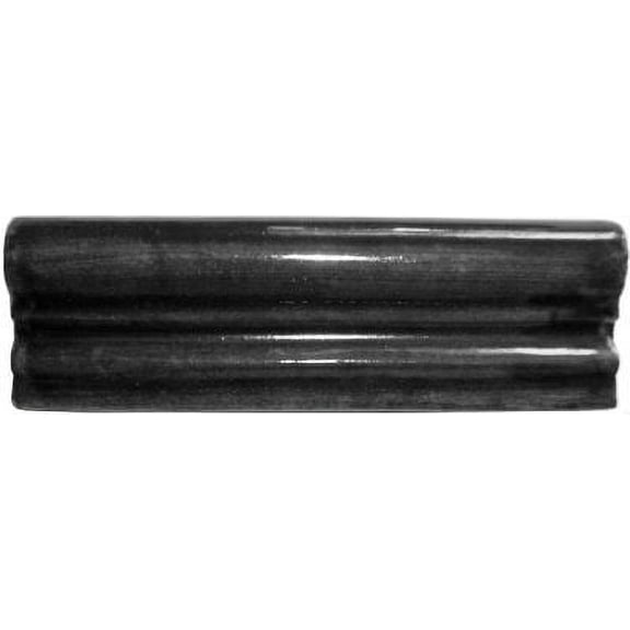 Black Chair Rail Molding, Set of 5 pcs