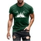 thumbnail image 1 of Hombres Pantalones Cortos de Manga Corta Impresa Casual Cuello Redondo Superior, Camisa de Moda para el Verano Y la Primavera, 1 of 8