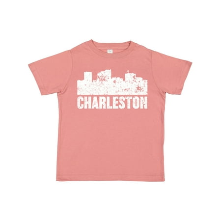 

Inktastic Charleston Skyline Grunge Gift Toddler Boy or Toddler Girl T-Shirt