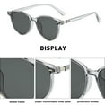 thumbnail image 3 of El marco pequeño retro es delgado, gafas de sol con personalidad de tendencia de tiro callejero, hechas de PC, 3 of 5