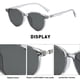 thumbnail image 3 of El marco pequeño retro es delgado, gafas de sol con personalidad de tendencia de tiro callejero, hechas de PC, 3 of 5