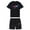 Red, variant on Trends Womens 2 Piece Outfits Tshirts Set Trapstar Printed Short Sleeve T-shirts and Bermuda Shorts Loungewear Sweatsuit Oversized Lounge Sets Trapstar Womens Clothes(Red, L)