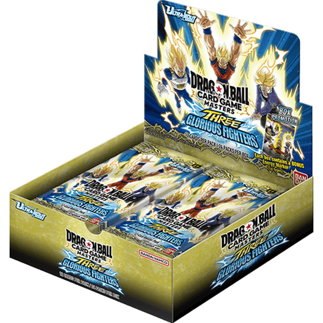 Dragon Ball Super TCG Masters: Three Glorious Fighters Booster Box (B30) - 24 Packs