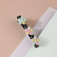 thumbnail image 5 of 10 Pcs New Rsvelte Hair Clips Sparkling Crystal Stone Braided Hair Clips for Women Satin Fabric Hair Bands with Clips Rhinestone Clover Hair Clip Satin Fabric Hair Clips, 5 of 5