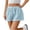 Light Blue, variant on zbxnLI Women's Lounge Shorts Cotton Linen Drawstring Elastic Waist Wide Leg Casual Summer Beach Shorts