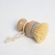 thumbnail image 2 of Bamboo Palm Brush, Scrub Brush For Dish Pots Pans Kitchen Sink Cleaning, Pack Of 2, 2 of 3