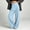 Light Blue, variant on Njagoc3 Wide Leg Dress Pants for Women High Waisted Office Work Trousers Business Casual Slacks Button Flowy Palazzo Pant