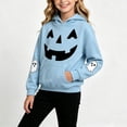 thumbnail image 3 of SHTXOZHI Halloween Hoodies Sweatshirts for Boys Girls Long Sleeve Graphic Tops Casual Outdoor Warm Basic Layering, 3 of 6