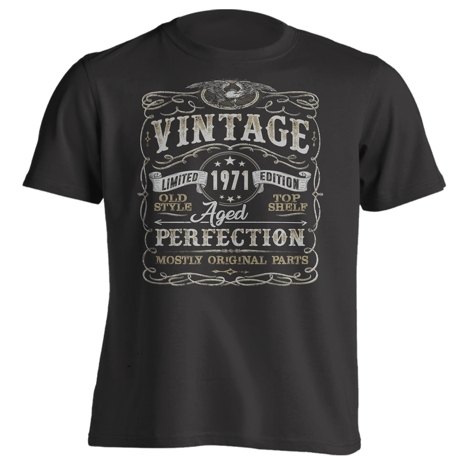 48th Birthday Present Gift Year 1971 Aged To Perfection Fun T-Shirt Unisex Tee 48th Birthday Present Gift Year 1971 Aged To Perfection Fun T-Shirt Unisex Tee