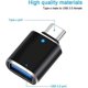 thumbnail image 2 of Adaptador USB C a USB (3 Piezas), USB C Macho a USB 3.0 Hembra Conector OTG de Alta Velocidad Compatible con Google Pixel Chromebook Samsung Galaxy S10/S9 Huawei P20/P30 MacBook Pro, 2 of 5