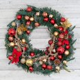 thumbnail image 5 of 50 bolas navideñas doradas y rojas, bolas decorativas navideñas de plástico, pequeñas bolas decorativas navideñas para decoraciones de festivales en interiores y exteriores (40, 5 of 5
