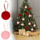 thumbnail image 1 of Adornos Navideños Peludos en Forma de Bola para Árbol onlyliua Color Verde 8 Cm, 1 of 7