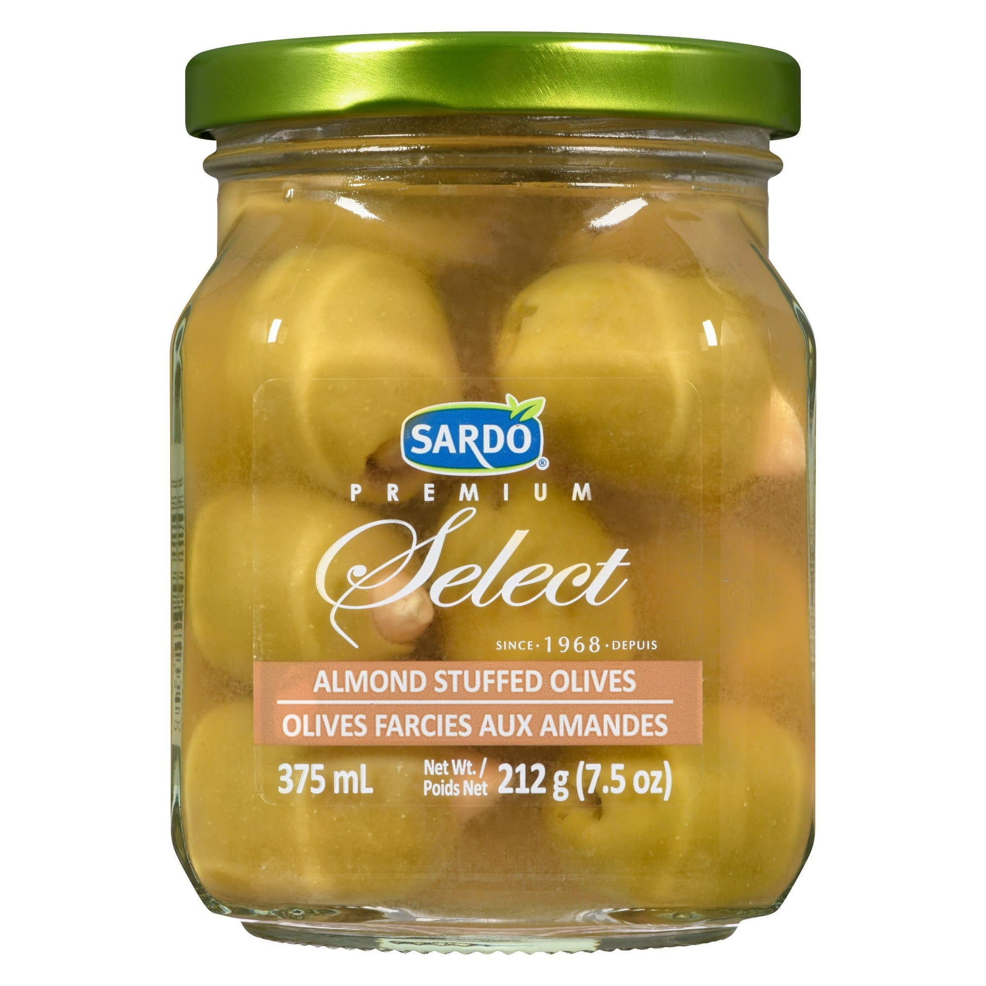 SARDO PREMIUM SELECT ALMOND STUFFED OLIVES