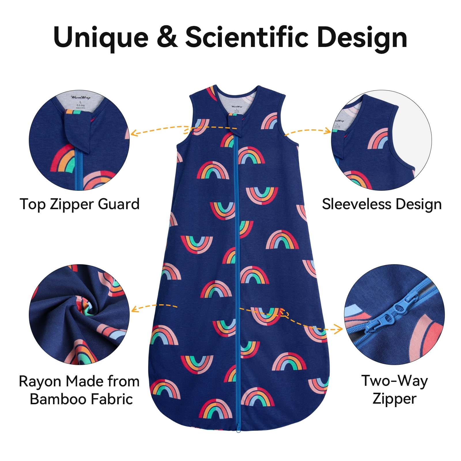 3 Pack-Lightweight Summer Baby Sleep Sack 18-24 Months 100% Cotton Breathable Sleeping Bag 2-Way Zipper Wearable Blanket 0.5 Tog Toddler Sleep Sack 2t