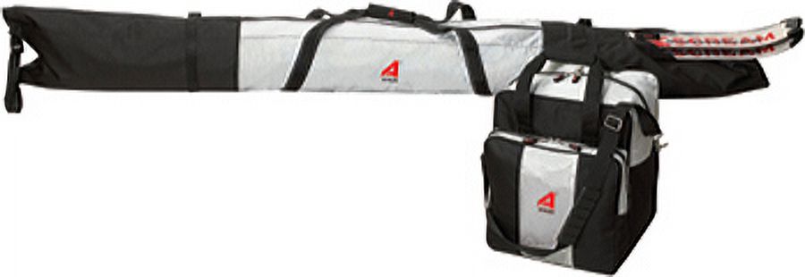 Athalon Athalon Deluxe Two Piece Ski and Boot Bag Combo Set, Silver/Black - image 2 of 2
