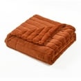 thumbnail image 4 of Home Soft Things Super Soft Decorative Throw Blanket - Umber - 50" x 60", 4 of 7