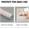 thumbnail image 6 of Chinoiserie Flowers Placemats Set of 4, 12x18 Inch Pink and Cream Floral Leaves Vintage Botanical Place Mat Heat Resistant Washable Mats Spring Kitchen Dining Table Decoration, 6 of 8