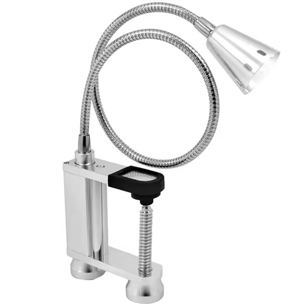 Luz para Parrilla, Luz LED Brillante para Barbacoa con Base Magnética y Abrazadera de Tornillo Ajustable - Cuello de Cisne Flexible de 360 Grados