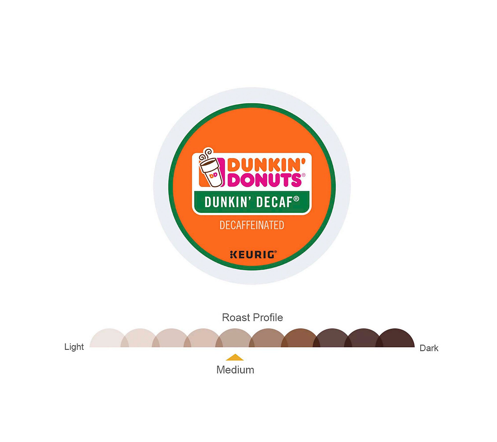 Keurig Dunkin, Decaf Coffee 16-Ct. K-Cup Pods