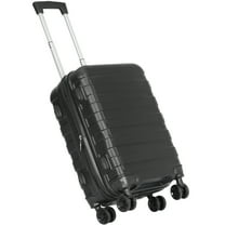 LYYHTY Hardside Carry On Spinner Suitcase Luggage Expandable with Wheels  22" Black
