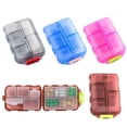 thumbnail image 3 of YAOMOBB Tablet Holder Transparent Storage Box with Snap on Lid Ten Grid Double Layers Multi compartment for Travel and Business Trip Tablet Organization, 3 of 7
