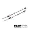 thumbnail image 4 of Greeniant 1 par de pinchos de bicicleta ZTTO Universal de liberación rápida anodizado colorido reemplazo de pinchos de bicicleta piezas 100mm/135mm plata Type2 NO2 Greeniant OD003324-08, 4 of 6
