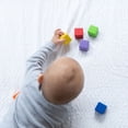 thumbnail image 2 of PlanToys® Sensory Activity Blocks for Toddlers – 9-Piece Set with Visual, Auditory & Tactile Stimuli – Montessori Toy with Storage Bag – Wooden Learning Toy for Babies & Kids Ages 12 Months+, 2 of 11