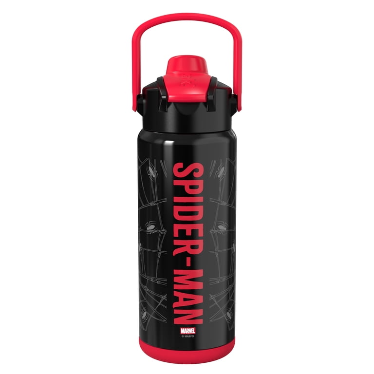 Zak Designs 20oz Spiderman Stainless Steel Liberty Water Bottle