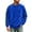 Blue, variant on KICILVS Mens Sweatshirt Crewneck Fleece Pullover Long Sleeve Pocket Casual Winter Warm Top for Men Daily Wear Blue