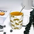 thumbnail image 5 of Disketp Leopard Print Large Coffee Mug with Handle Tea Cup Novelty Coffee Cup for Men Women Office Work, 5 of 6