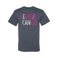 thumbnail image 2 of Fight Cancer Ribbon Men's Graphic T-Shirt, Vintage Heather Blue, Medium, 2 of 3