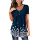 thumbnail image 1 of Camiseta de mujer Camisetas de manga corta con cuello redondo Camiseta con estampado floral Tops Blusa Regalo para mujer Pompotops hfajkhk132838, 1 of 5