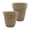 Sandstone, variant on The HC Companies 6 Inch Eclipse Round Planter Pots with Drainage Holes & Attached Saucer, Lightweight UV-Resistant Plastic Indoor & Outdoor Planters, 4-Pack Flower Pots for Garden & Home Decor, Teal