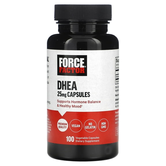 Force Factor DHEA, 25 mg, 100 Vegetable Capsules