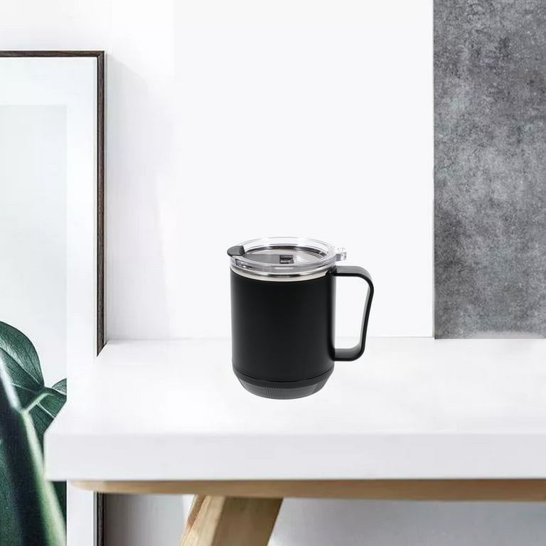 Count Stainless Steel Coffee Mug Thermal Glass Cup Silicone