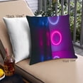 thumbnail image 1 of Ahgly Company Neon Neon Outdoor Throw Pillow, 18 inch by 18 inch, 1 of 6