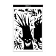 thumbnail image 1 of Window Sticker Scary Creepy Glass Window Decal Double Sided Window Clings for Dress Up Adhesive Sticker Gift Decoration, 1 of 7