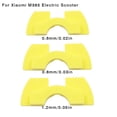 thumbnail image 1 of Naiovety Cojín de amortiguación plegable eléctrico de 3 piezas, espaciador a prueba de golpes, reemplazo del amortiguador de vibraciones para Patinetes eléctricos Amarillo Naiovety  OD000198-03, 1 of 6