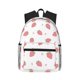 thumbnail image 1 of Easygdp Hand Drawn Strawberry Mochila Casual para Portátil, Mochila para Escuela, Viajes, Negocios, 1 of 6