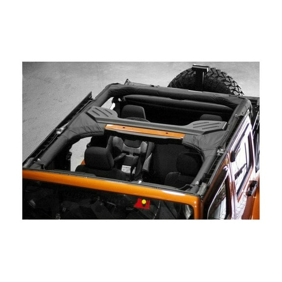 Rugged Ridge by RealTruck Roll Bar Cover for Wrangler JKU 4-Door | Vinyl, Black | 13613.05 | Compatible with 2007-2018 Jeep Wrangler JKU 4-Door