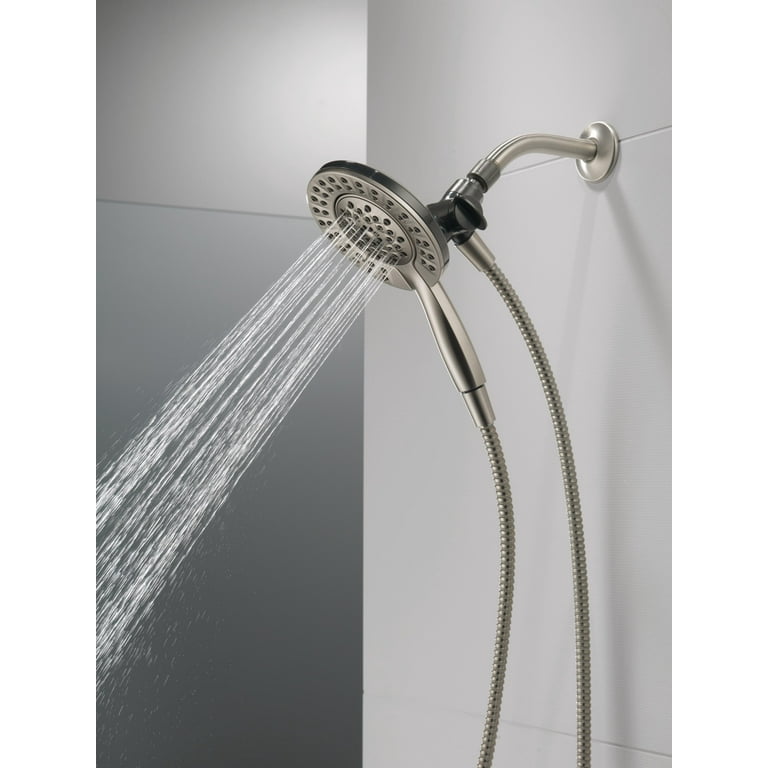 Peerless 4-Spray Hand Shower/Shower Head Combo in Brushed