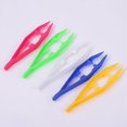 thumbnail image 2 of Plastic Tweezers First Aid Tweezers Handcrafts Crafts For Kids Home Classroom School Use Creative Game Tools (8 Pcs, Green And Yellow), 2 of 5