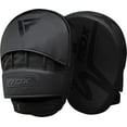 thumbnail image 1 of RDX Boxing Pads Focus Mitts, Punching Target Leather Training Pads, Black, 1 of 6