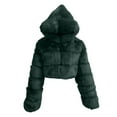 thumbnail image 4 of Women's Hooded Jacket Cozy Long Sleeve Winter Outerwear For Thermal Comfort And Style, 4 of 4