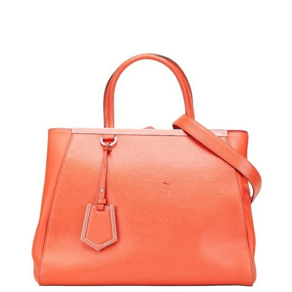 Pre-Owned Fendi Toujours Handbag/Shoulder Bag 2WAY 8BH250 Red Leather Women's FENDI (Good)